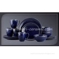 Colorful Glazed 30pcs Ceramic Dinner Service Sets